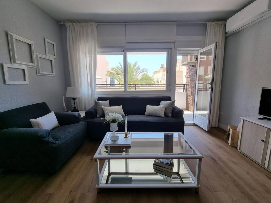 Aguadulce, Apto Santa Monica 2 Hab Con Terraza, Aire, Wifi, A 5 Min De La Playa 阿瓜杜尔塞 外观 照片